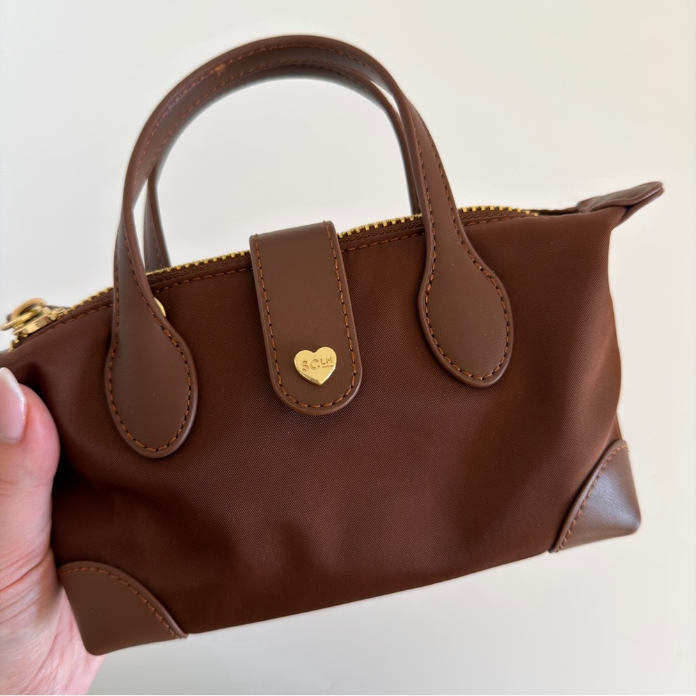 Stoney Clover Lane Mini Pouchette in Espresso